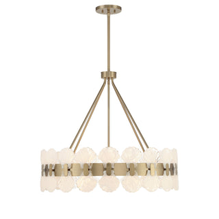 Bancroft 6-Light Chandelier in Noble Brass