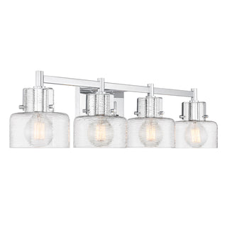Dover 4-Light Bathroom Vanity Light in Chrome