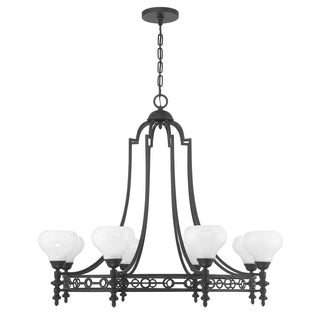 Allston 8-Light Chandelier in Matte Black