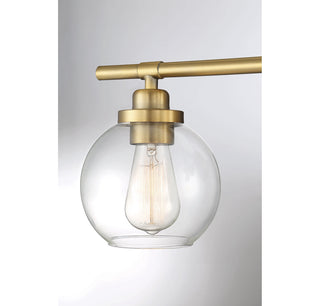 Carson 1-Light Wall Sconce in Warm Brass