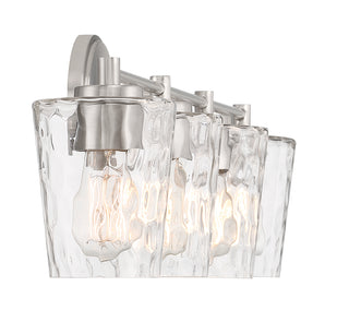 Ballas 4-Light Bathroom Vanity Light in Satin Nickel