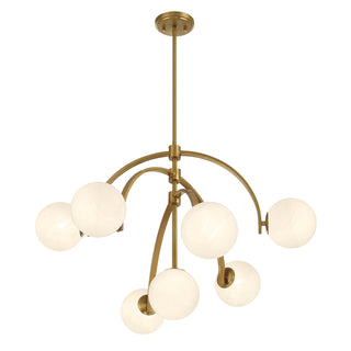 Marias 7-Light Chandelier in Warm Brass