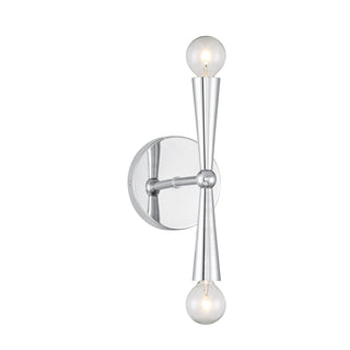 2-Light Wall Sconce in Chrome