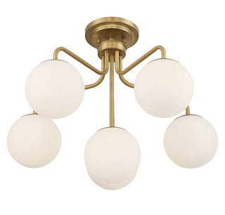 Marco 6-Light Ceiling Light in Warm Brass
