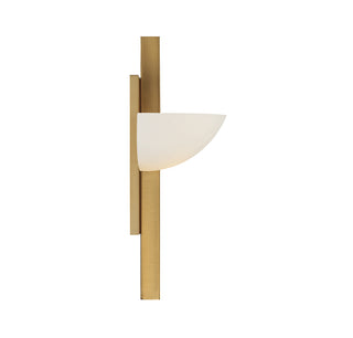 Fallon 1-Light Wall Sconce in Warm Brass