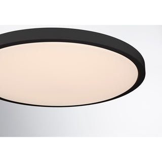 20" LED Flush Mount in Black