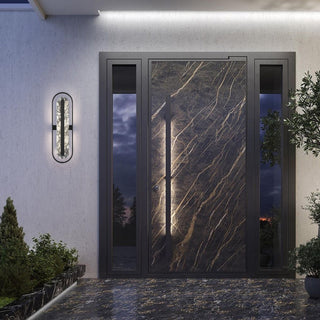 Roundabout Wall Sconce  Sand Black