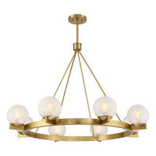 Darien 8-Light Chandelier in Warm Brass
