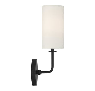 Powell 1-Light Wall Sconce in Matte Black