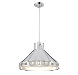 Seagram 3-Light Pendant in Polished Nickel