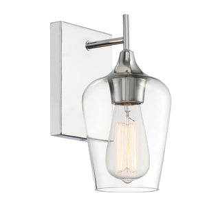 Octave 1-Light Wall Sconce in Polished Chrome