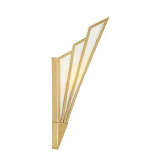 Rivage 1-Light LED Wall Sconce in Warm Brass