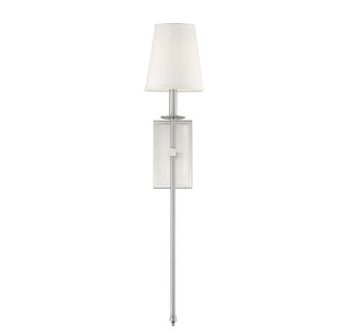Monroe 1-Light Wall Sconce in Satin Nickel