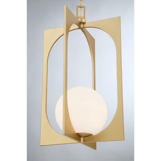 Harding 1-Light Pendant in Spun Gold