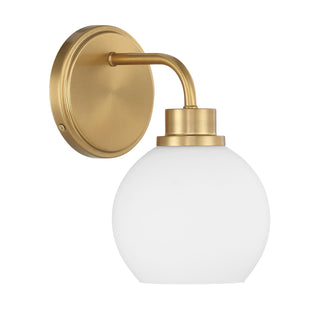 1-Light Wall Sconce in Natural Brass