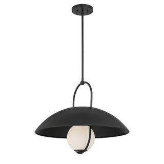 Lehigh 1-Light Pendant in Matte Black