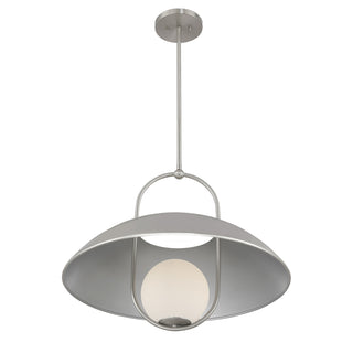 Lehigh 1-Light Pendant in Satin Nickel