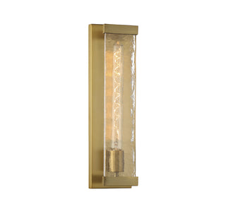 Alberta 1-Light Wall Sconce in Warm Brass