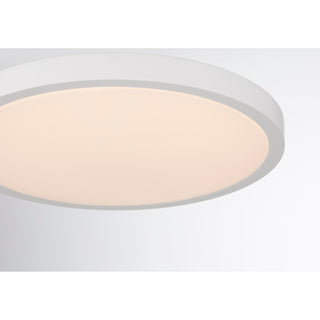 15" LED Flush Mount in White
