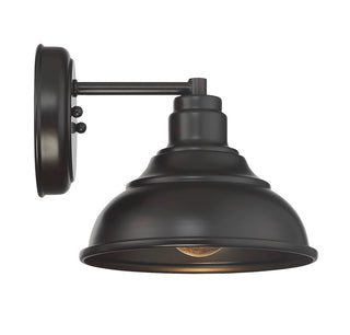 Dunston DS 1-Light Dark Sky Wall Lantern in English Bronze