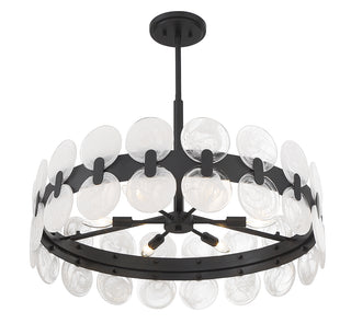 Boca 6-Light Chandelier in Matte Black