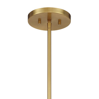 Balfour 5-Light Convertible Semi-Flush or Pendant in Warm Brass