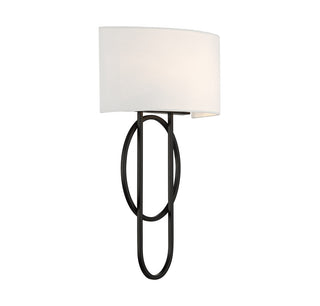 Tempe 2-Light Wall Sconce in Matte Black