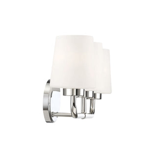 Capra 3-Light Bathroom Vanity Light in Polished Nickel