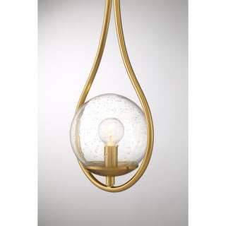 Encino 1-Light Wall Sconce in Warm Brass