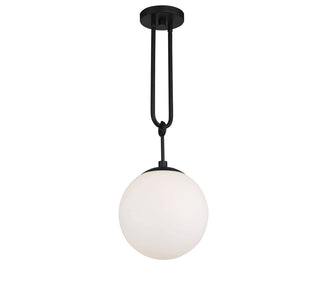 Becker 1-Light Pendant in Matte Black