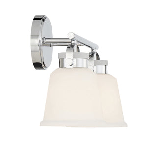Kaden 2-Light Bathroom Vanity Light in Polished Chrome