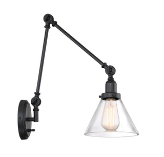 Drake 1-Light Adjustable Wall Sconce in English Bronze