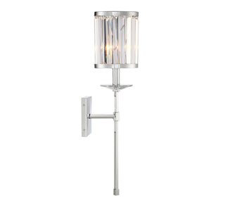 Ashbourne 1-Light Wall Sconce in Polished Chrome