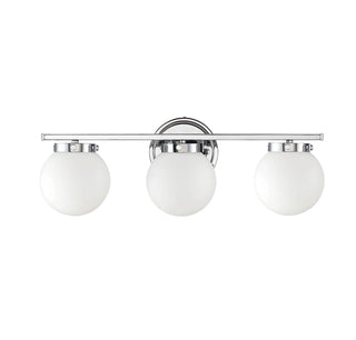 3-Light Bathroom Vanity Light in Chrome