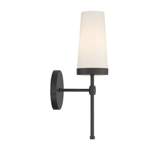 Haynes 1-Light Wall Sconce in Matte Black