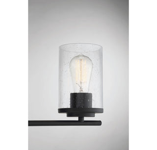 Marshall 3-Light Bathroom Vanity Light in 
Matte Black