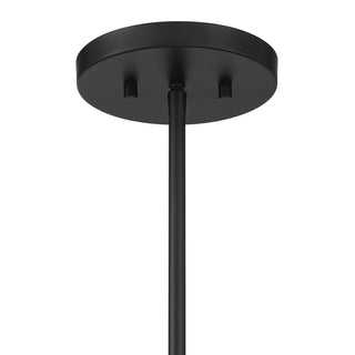 Balfour 5-Light Convertible Semi-Flush or Pendant in Matte Black