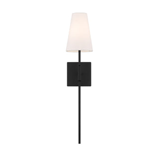1-Light Wall Sconce in Matte Black