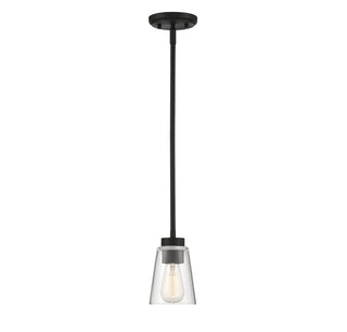 Calhoun 1-Light Mini-Pendant in Matte Black