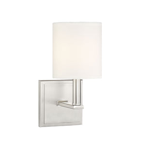 Waverly 1-Light Wall Sconce in Satin Nickel