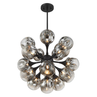 Matisse 16-Light Chandelier in Matte Black