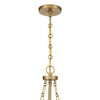 Reiling 3-Light Pendant in Warm Brass