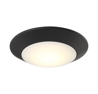 LED Disc Light in Matte Black