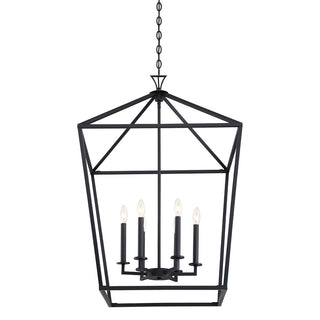 Townsend 6-Light Pendant in Matte Black