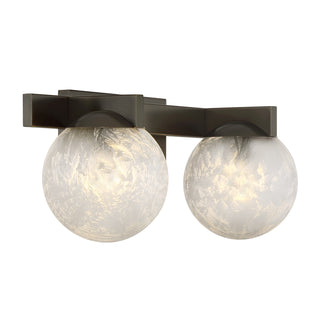 Darien 2-Light Bathroom Vanity Light in Mediterranean Bronze