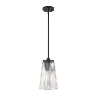 Chantilly 1-Light Pendant in Matte Black