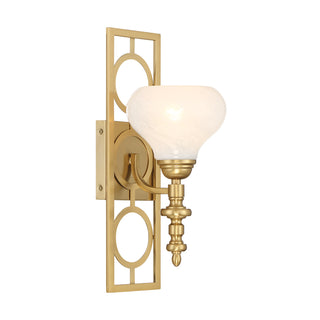 Allston 1-Light Wall Sconce in Warm Brass