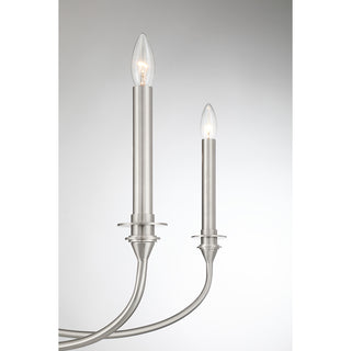 Coventry 6-Light Chandelier in Satin Nickel