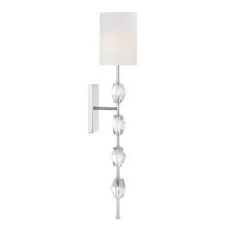 Sebring 1-Light Wall Sconce in Polished Nickel