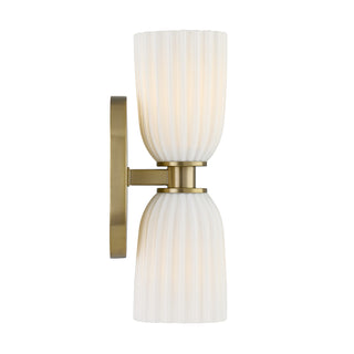 Baldwin 2-Light Wall Wall Sconce in Noble Brass